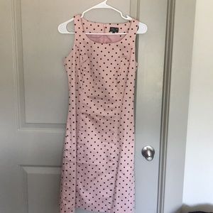 Polka dot pink dress